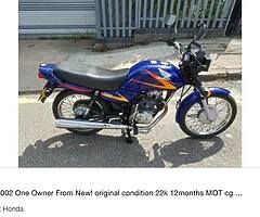 2002 Honda CG 125
