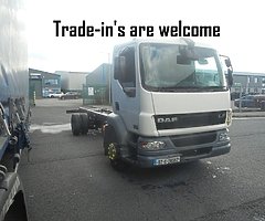 FOR SALE: DAF LF 55.180 Cab & Chassis