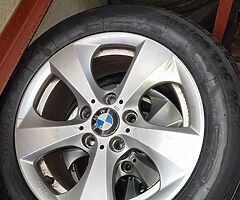 Bmw alloys 205/60 r16 new tyres on them