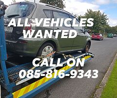 CASH FOR YOUR OLD VEHICLES TODAY
CALL OR PM 085-816-9343

ALL MAKE AND MODELS WANTED ...