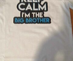Personalised baby vests, t shirts, stag hen party t shirts. Designer labels also Pm for pics