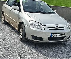 Corolla for breaking
