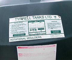 Fuel/oil tank  1300L￼
