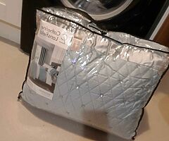 Bed bedspread silk