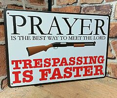 Prayer sign
