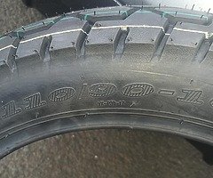 New Rear tyre 110/90-16
