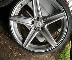 Ava vegas 5x112 
Mk5 golf wings