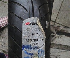 Harley Davidson rear tyre