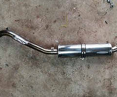 Delkevic exhaust Triumph tiger 1050