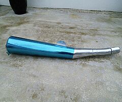 Selection of motorbike exhausts