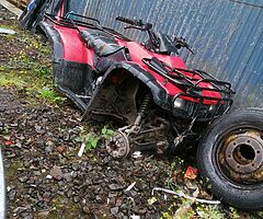 Breaking a Honda 350 4x4