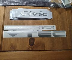 Civic EG Rep Decals