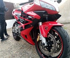 2003  cbr 600 rr 18, 350 miles 
Bike has a ackapovic end cam and lusk racing crash protectors