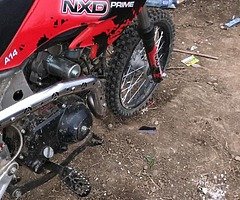 I have a nxd 110 very good bike would swap good quad bike is electric start