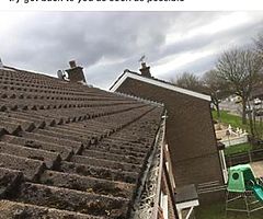 Anyone need gutters cleaned free all this week give me a wee message or call me on [hidden informati