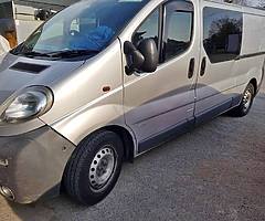 03 opel vivaro crew cab tax and test