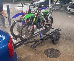 2020 3 bike motorbike trailer .