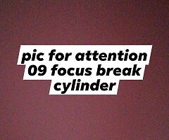 #LOOKING##09 focus break cylinder