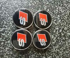 Audi Sline centre caps