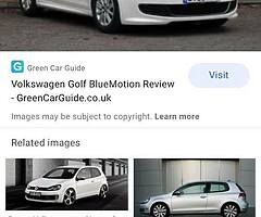 Mk6 bluemotion front bumper
