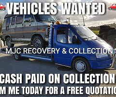 2002 Scrap vehicles wanted  €€€