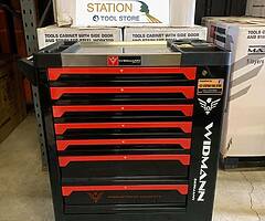 Brand new Widmann 7 Drawer Tool Box complete with Tools