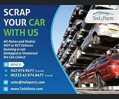 Top prices paid to scrap your Cars, Vans and Jeep – Free collection available!