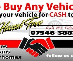 We buy all vehicles