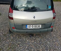 07 Renault megane scenic field car,or for parts or repair, 1.5 dci 6 speed,exhaust is blowing from t - Image 3/4