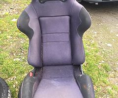 Cobra bucket seats and STR 17” alloys