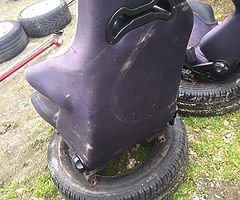 Cobra bucket seats and STR 17” alloys
