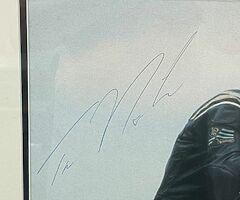 JPS Norton 1989 - SIGNED Framed Print - Trevor Nation - Steve Spray Isle of Man TT Joey Dunlop BSB