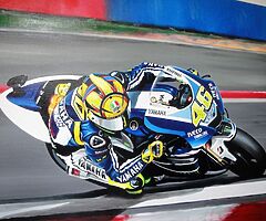 VALENTINO ROSSI - Large Framed Painting Isle of Man TT MotoGP Joey Dunlop WSB BSB ROSSI UGP NW200 - Image 3/3