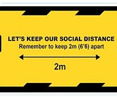 Personalised Floor Stickers, Stickers, Banners & More. For Local Business, Covid-19, Coronavirus - Image 4/10