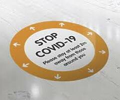 Personalised Floor Stickers, Stickers, Banners & More. For Local Business, Covid-19, Coronavirus - Image 9/10
