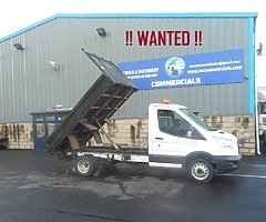 !! Wanted !! 3.5 Ton Tippers & Flatbed