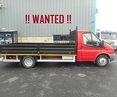 !! Wanted !! 3.5 Ton Tippers & Flatbed
