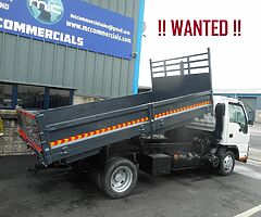 !! Wanted !! 3.5 Ton Tippers & Flatbed - Image 3/3