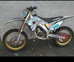 honda cr125 zero hours mint built from ground up