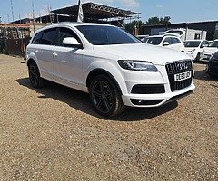 2010 Audi Q7 S-line TDI Quattro White