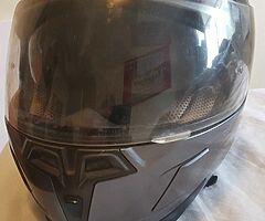 Helmet n daniese boots.