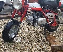 Monkey bike road legal 50cc
