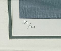 Ryan Farquhar Framed Print by Artist Jill Graham No:36/40 Isle of Man TT Joey Dunlop UGP NW200 BSB