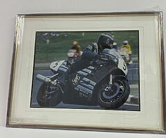 Trevor Nation JPS Norton Photo Framed Print Isle of Man TT UGP BSB WSB MOTOgp NW200 Joey Dunlop UGP