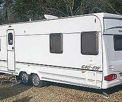 Twin axel caravan wanted