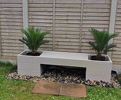 Wooden planters and raised beds