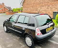 2007 Renault Clio 1.2 petrol - Long MOT and Low Miles!