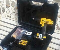 DeWalt cordless drill 18-volt brand new top quality cordless drill