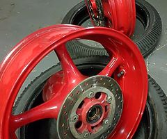 R6 2007 wheels set with brike disk
