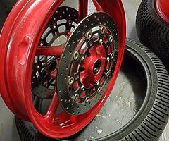 R6 2007 wheels set with brike disk